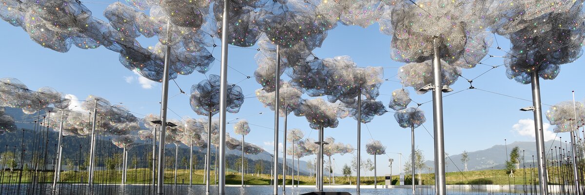 Crystal Cloud bei den Swarovski Kristallwelten  | © Swarovski Kristallwelten
